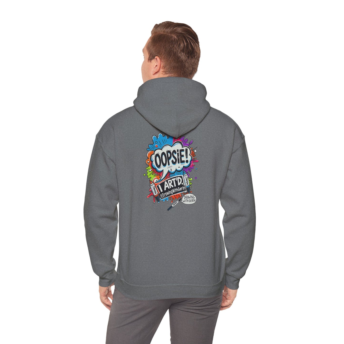 OOPSIE I ART’D – Funny Artist Hoodie | Drawing with Gerin Exclusive