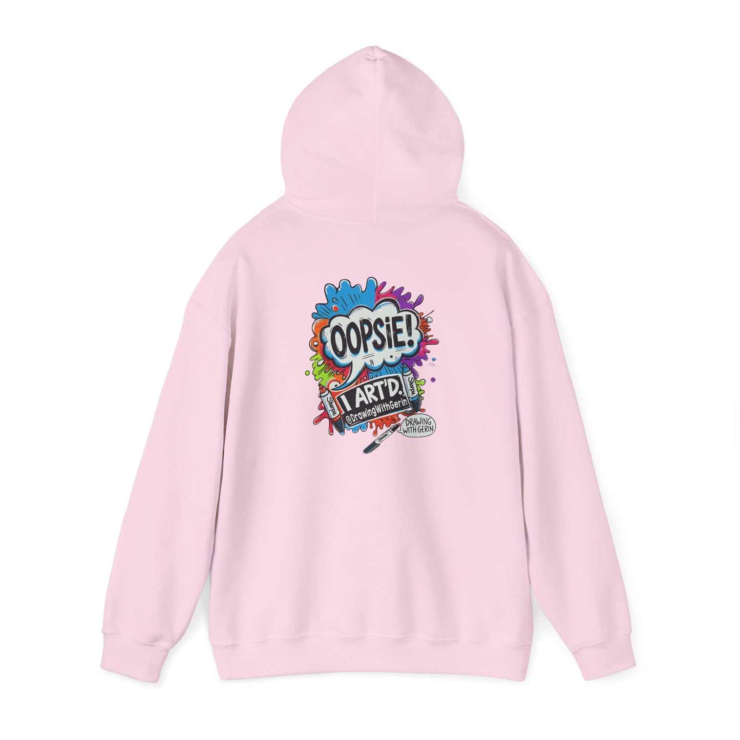 OOPSIE I ART’D – Funny Artist Hoodie | Drawing with Gerin Exclusive