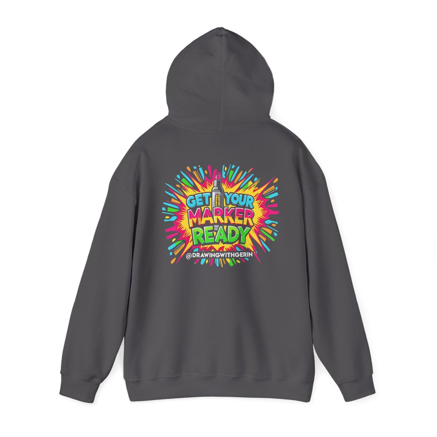 Get Your Marker Ready – Artist Hoodie | Drawing with Gerin Exclusive - Back Design