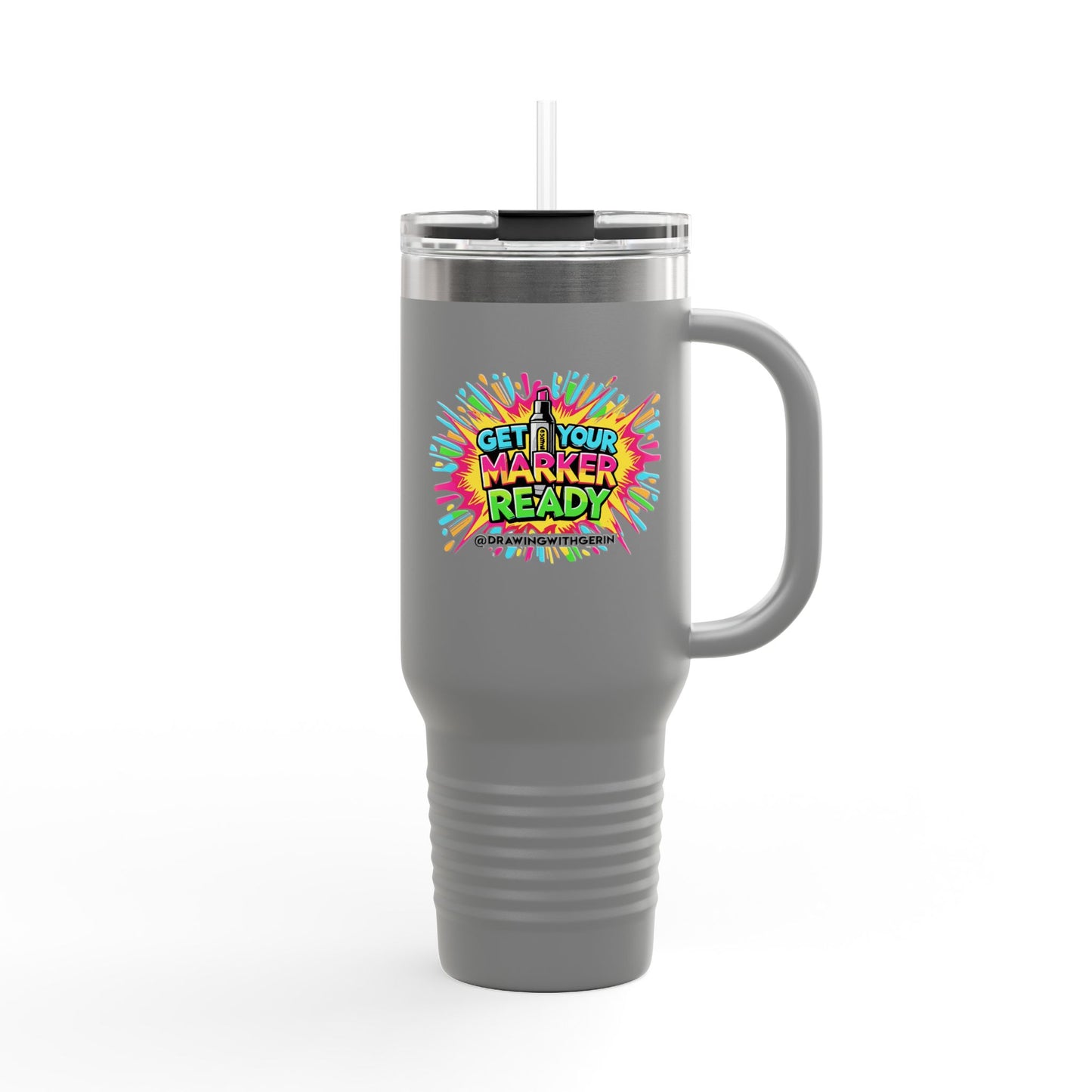 Get Your Markers Ready! – 40oz Travel Mug 🖍☕