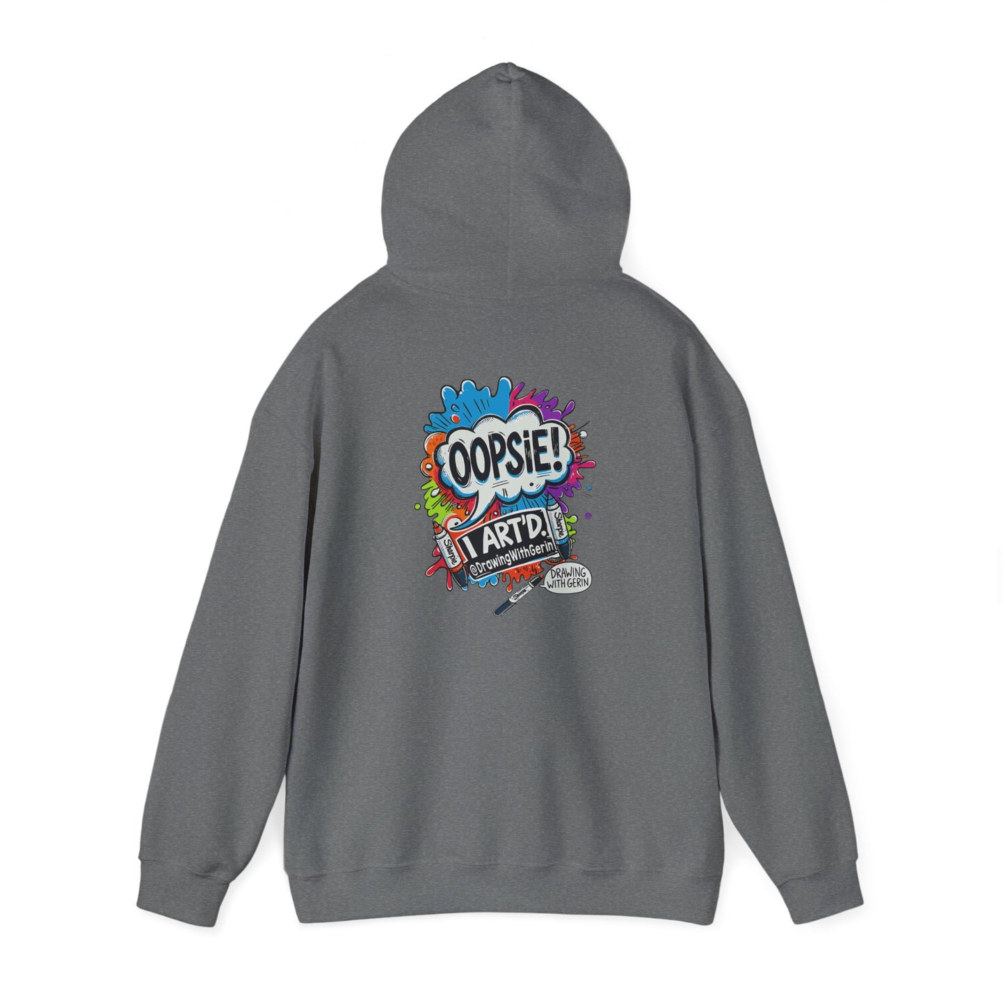 OOPSIE I ART’D – Funny Artist Hoodie | Drawing with Gerin Exclusive