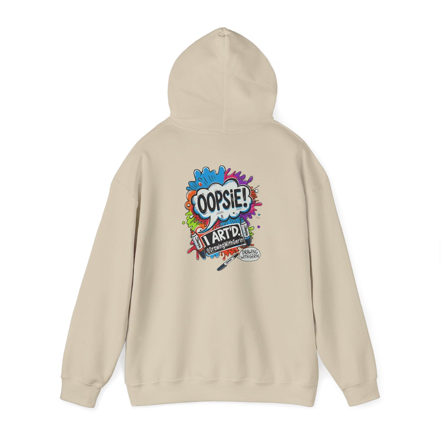 OOPSIE I ART’D – Funny Artist Hoodie | Drawing with Gerin Exclusive