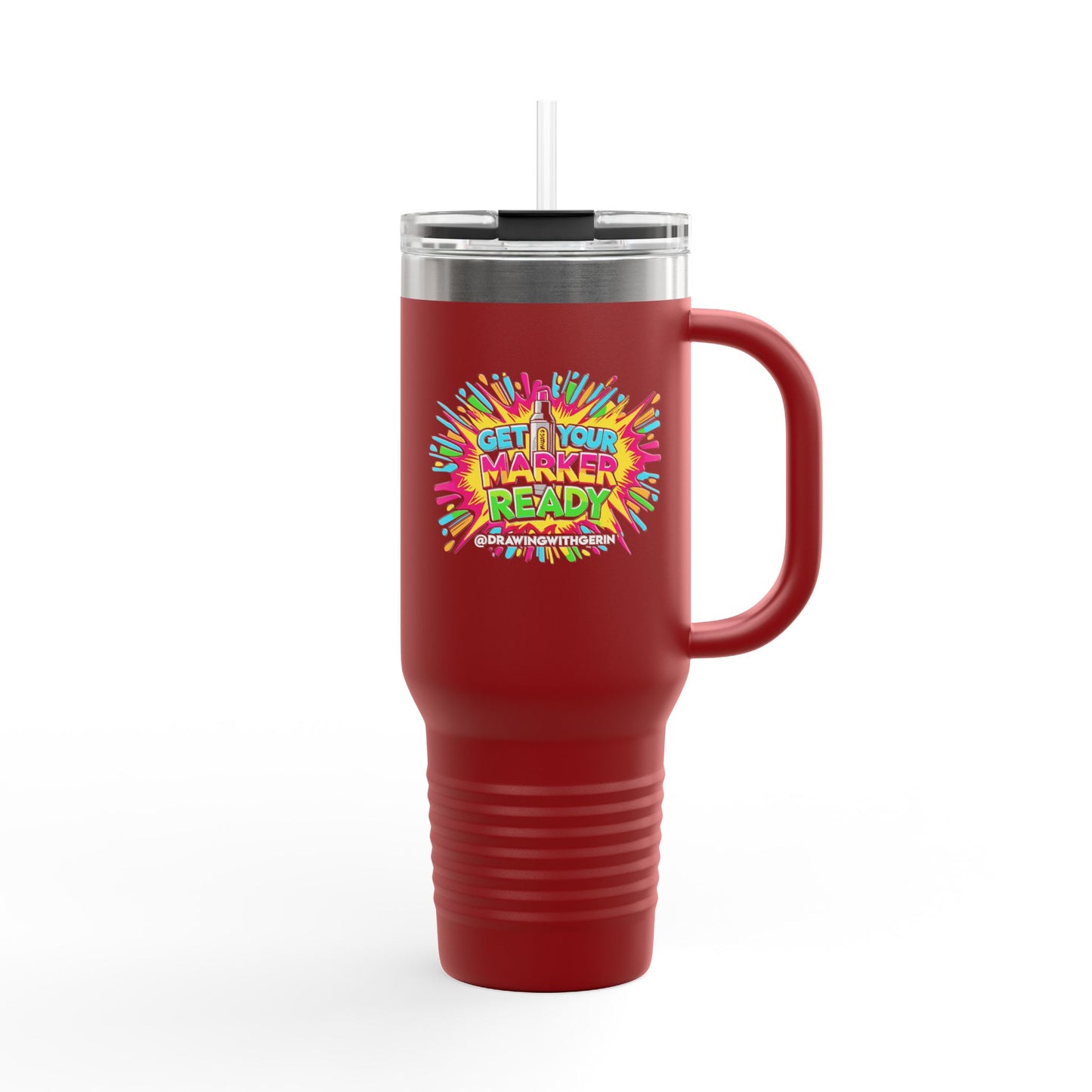 Get Your Markers Ready! – 40oz Travel Mug 🖍☕