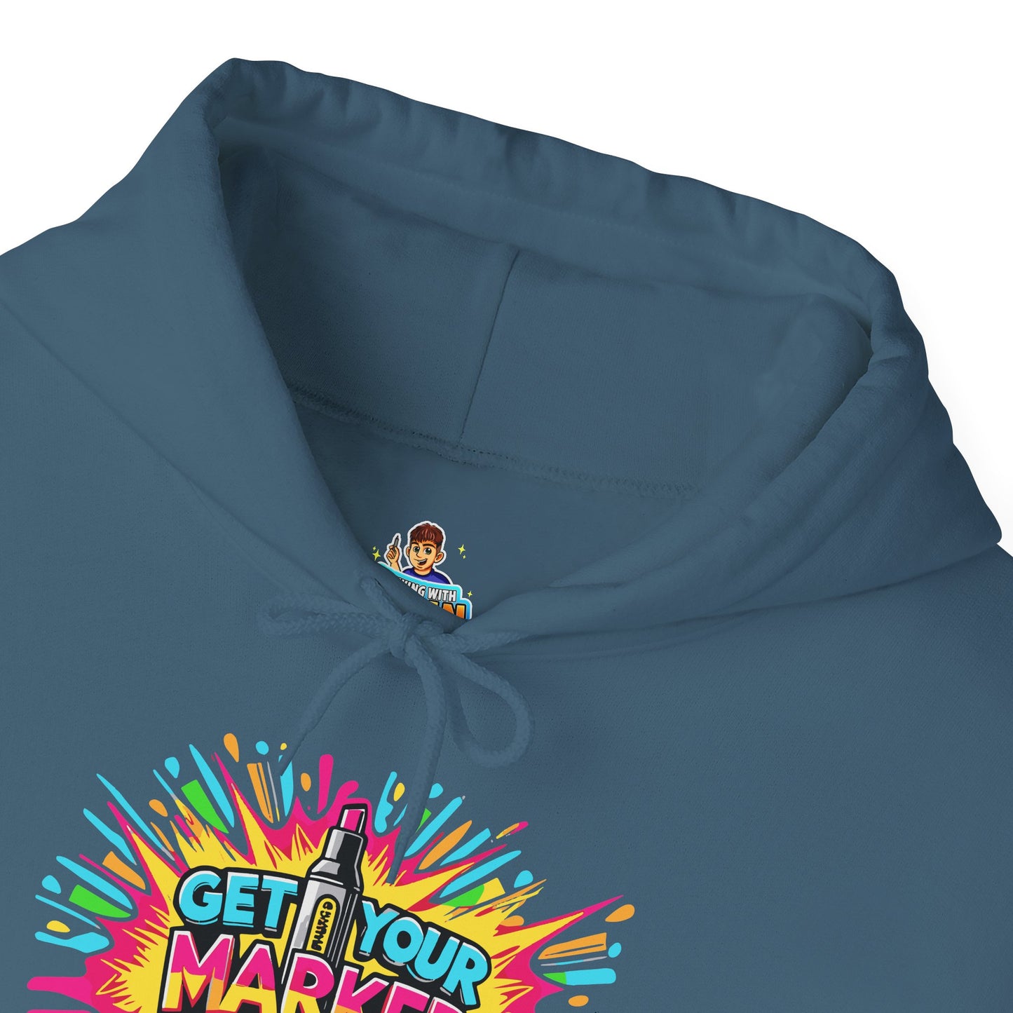 Get Your Marker Ready – Artist Hoodie | Drawing with Gerin Exclusive - Front Design