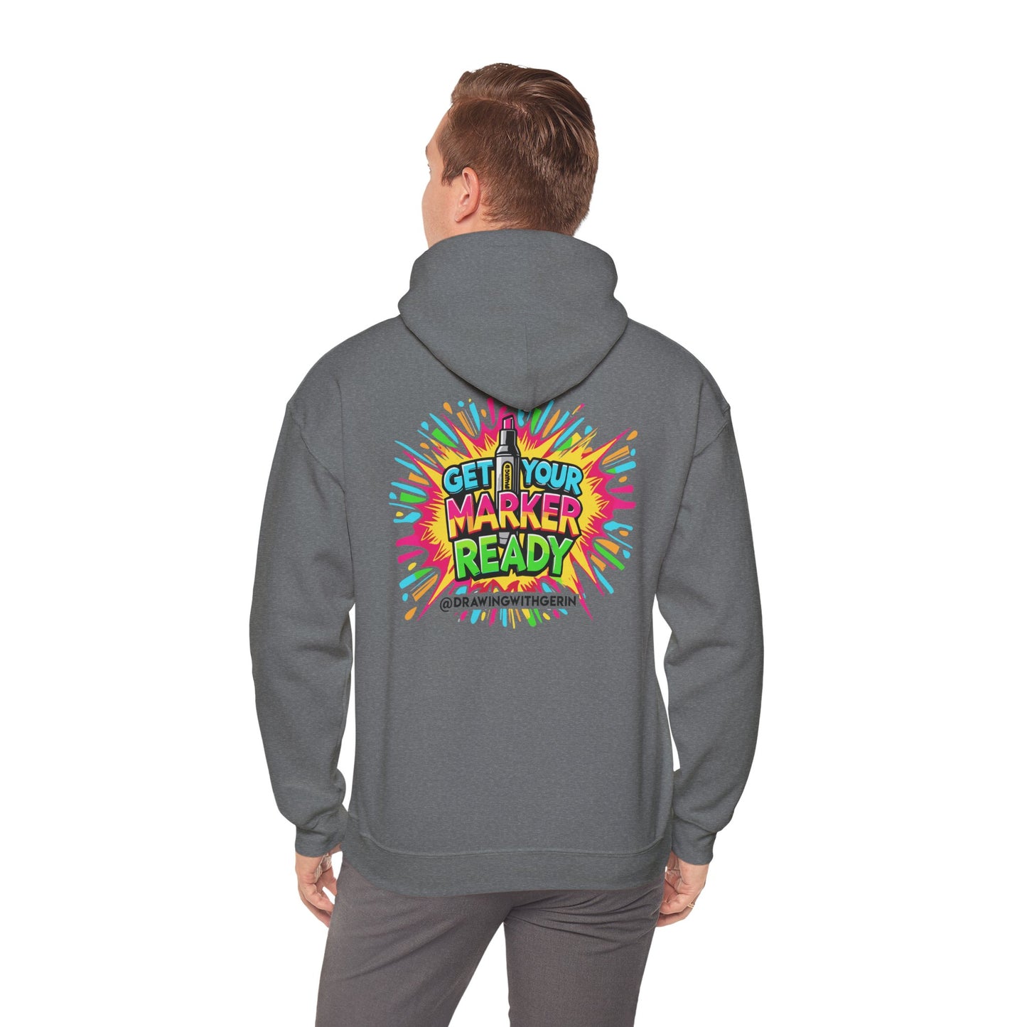 Get Your Marker Ready – Artist Hoodie | Drawing with Gerin Exclusive - Back Design