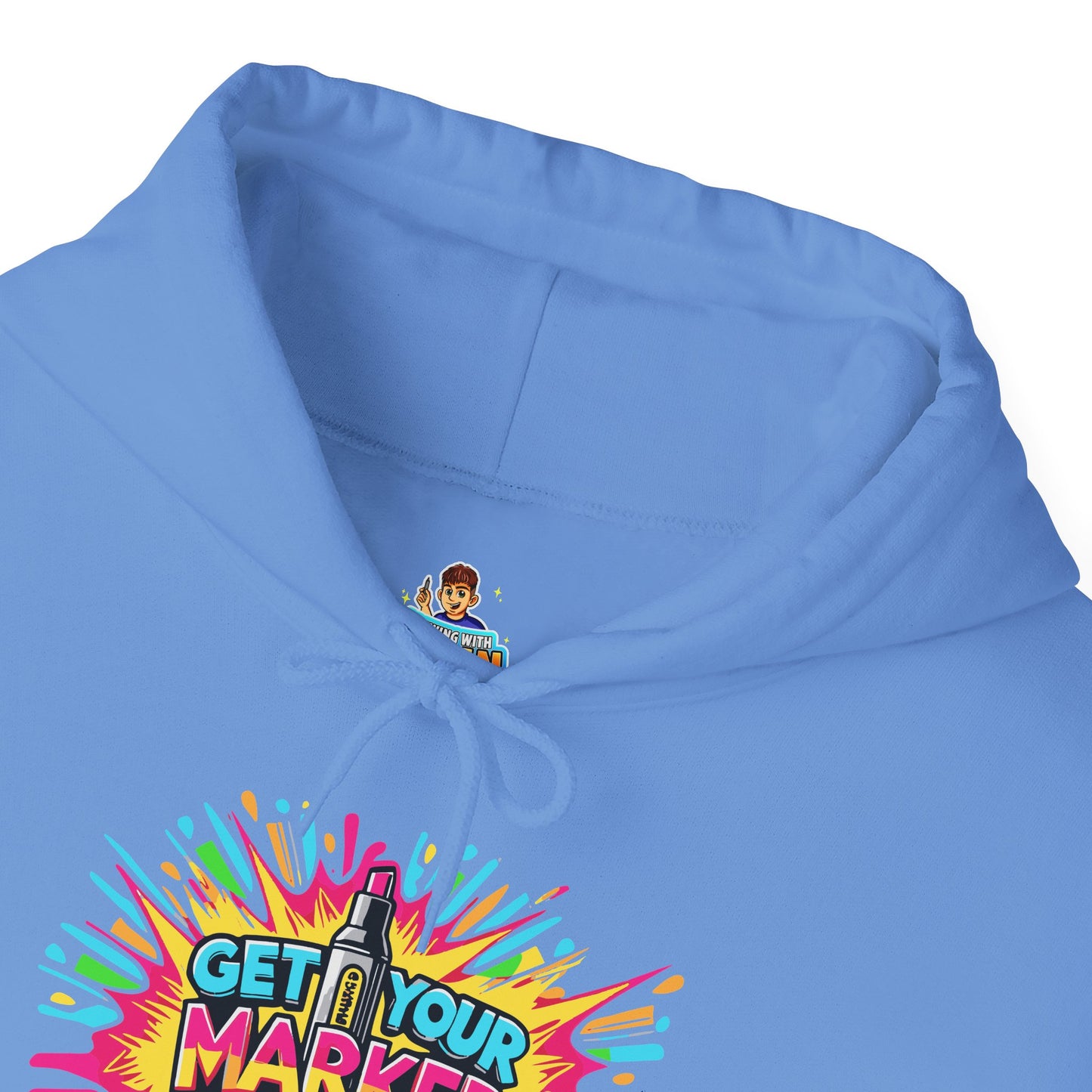 Get Your Marker Ready – Artist Hoodie | Drawing with Gerin Exclusive - Front Design