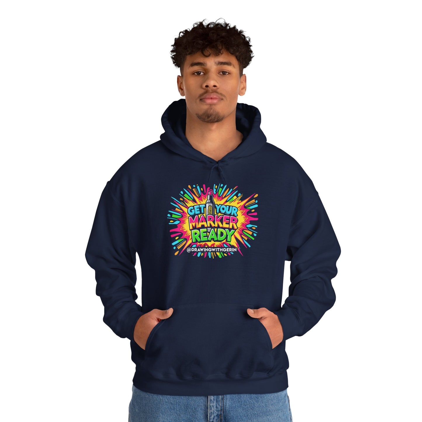 Get Your Marker Ready – Artist Hoodie | Drawing with Gerin Exclusive - Front Design