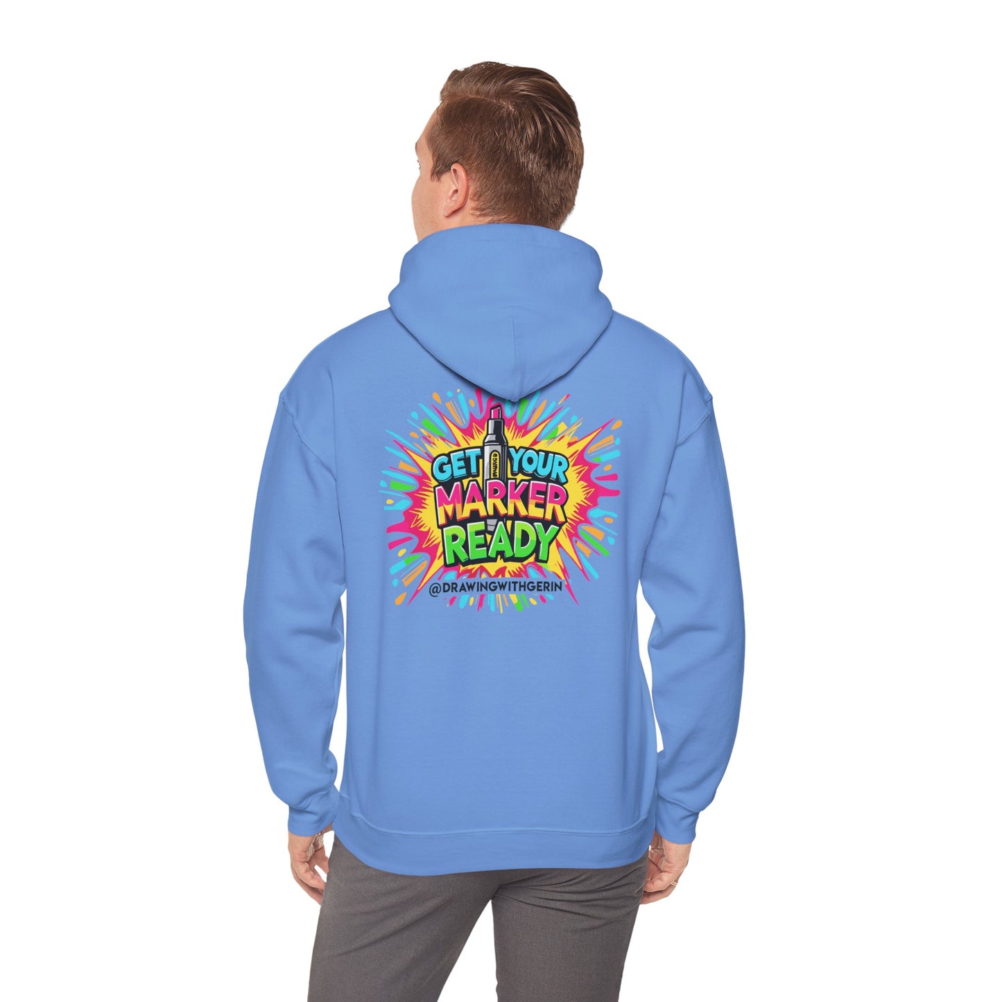 Get Your Marker Ready – Artist Hoodie | Drawing with Gerin Exclusive - Back Design