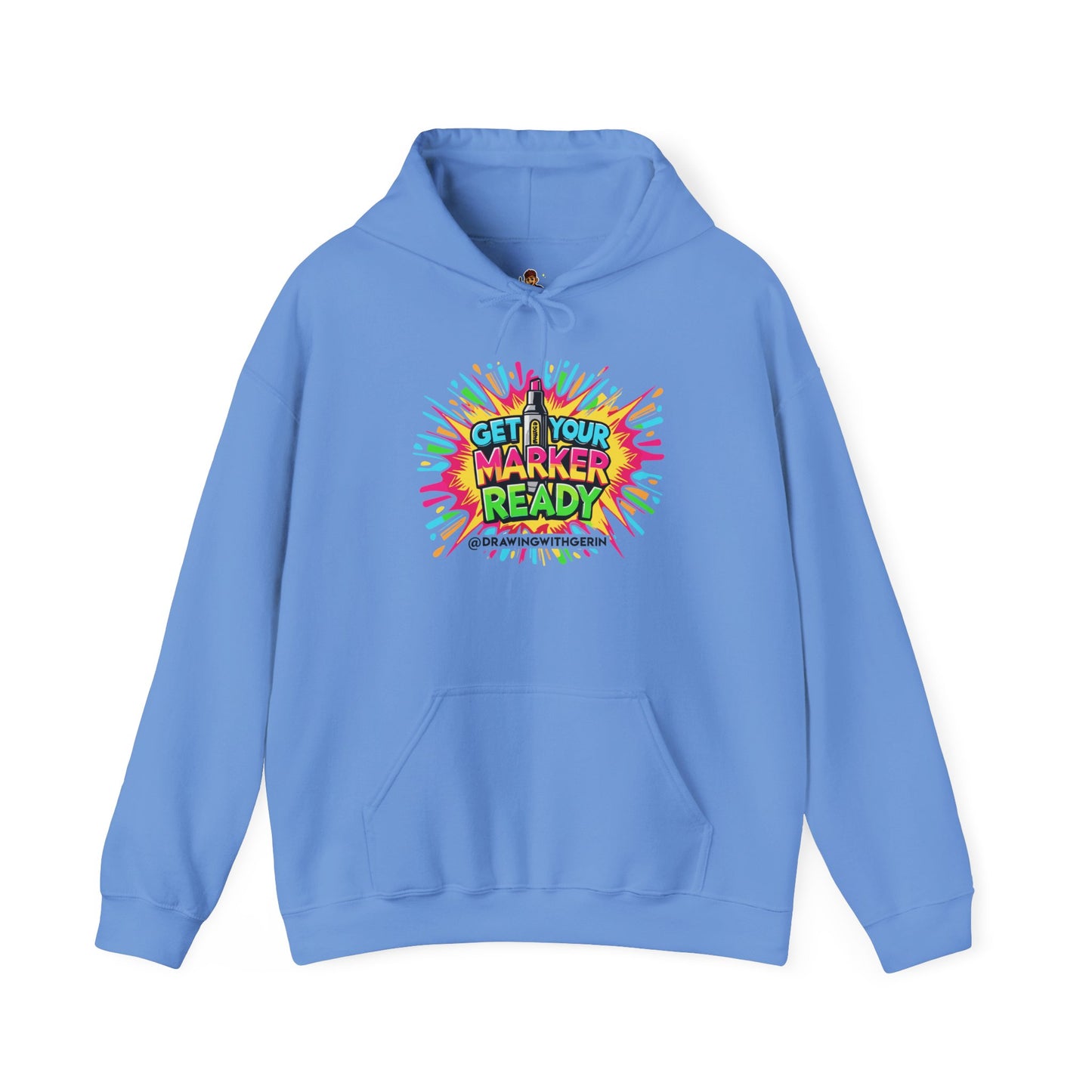Get Your Marker Ready – Artist Hoodie | Drawing with Gerin Exclusive - Front Design