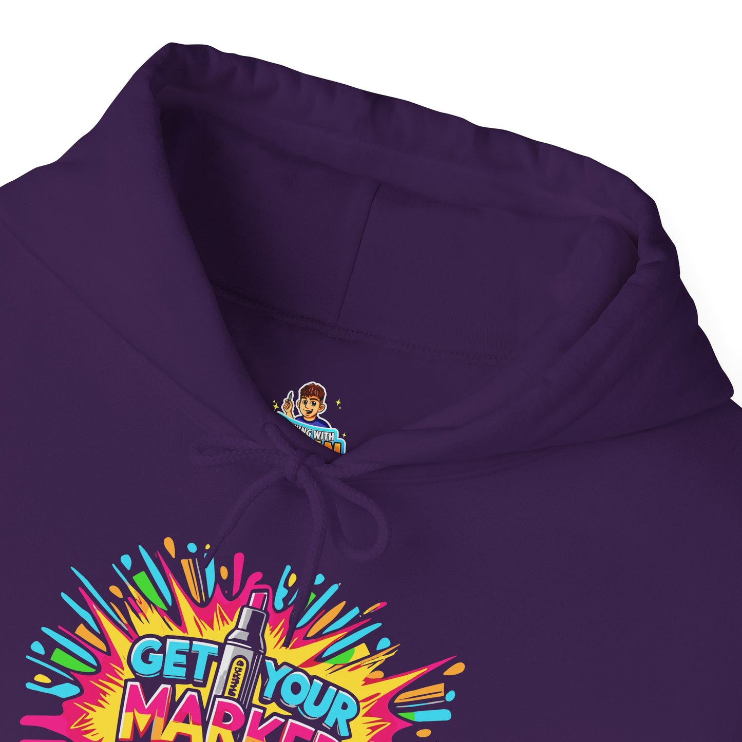 Get Your Marker Ready – Artist Hoodie | Drawing with Gerin Exclusive - Front Design