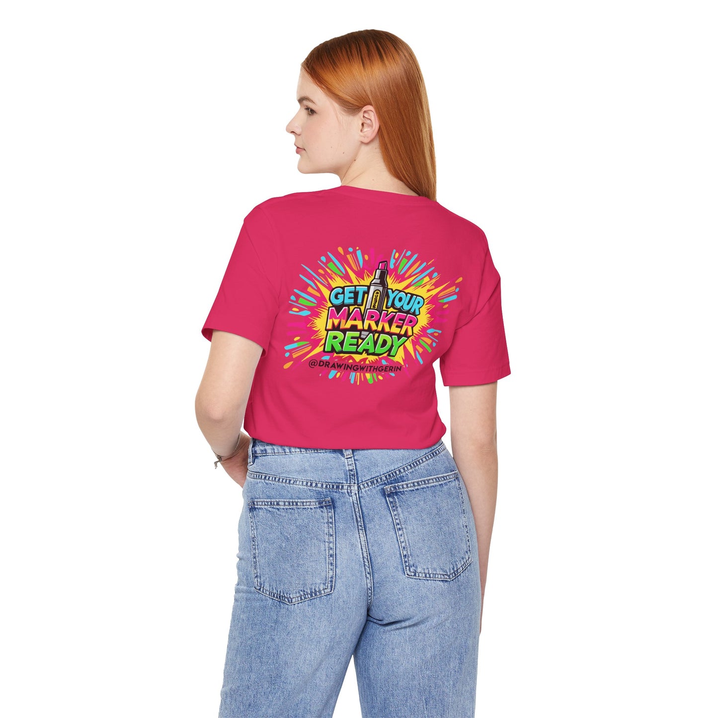 Get Your Marker Ready – The Ultimate Artist’s Tee - Back Design