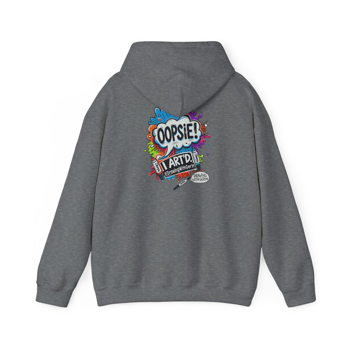 OOPSIE I ART’D – Funny Artist Hoodie | Drawing with Gerin Exclusive