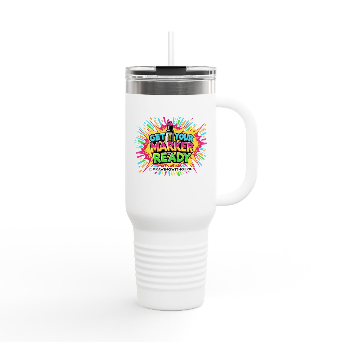 Get Your Markers Ready! – 40oz Travel Mug 🖍☕