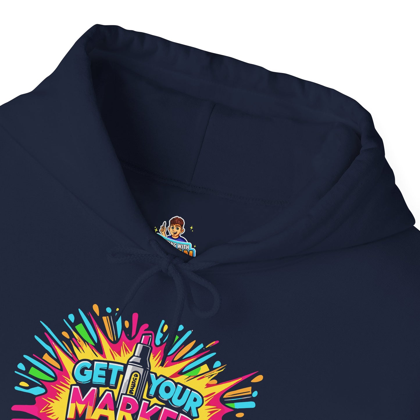 Get Your Marker Ready – Artist Hoodie | Drawing with Gerin Exclusive - Front Design