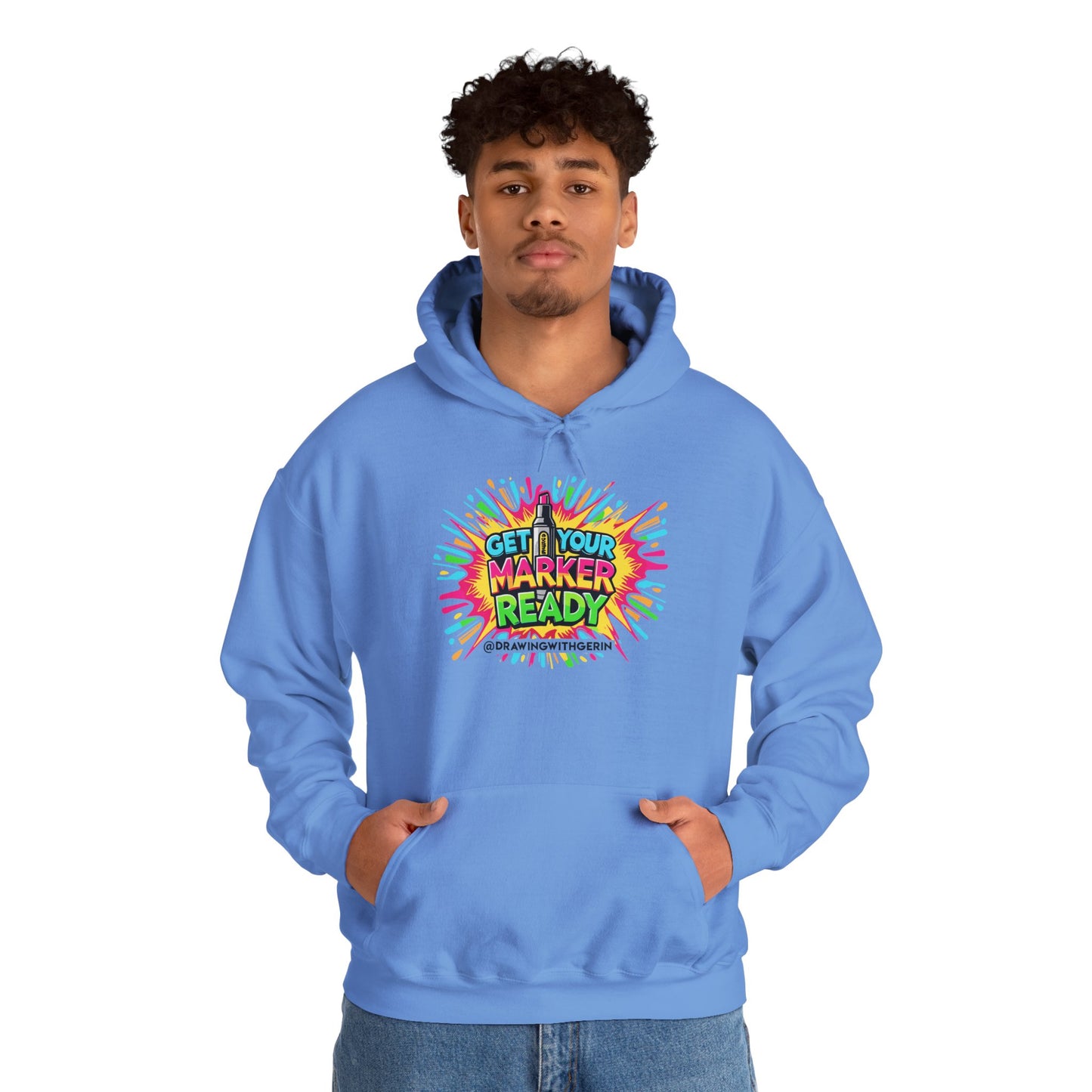 Get Your Marker Ready – Artist Hoodie | Drawing with Gerin Exclusive - Front Design