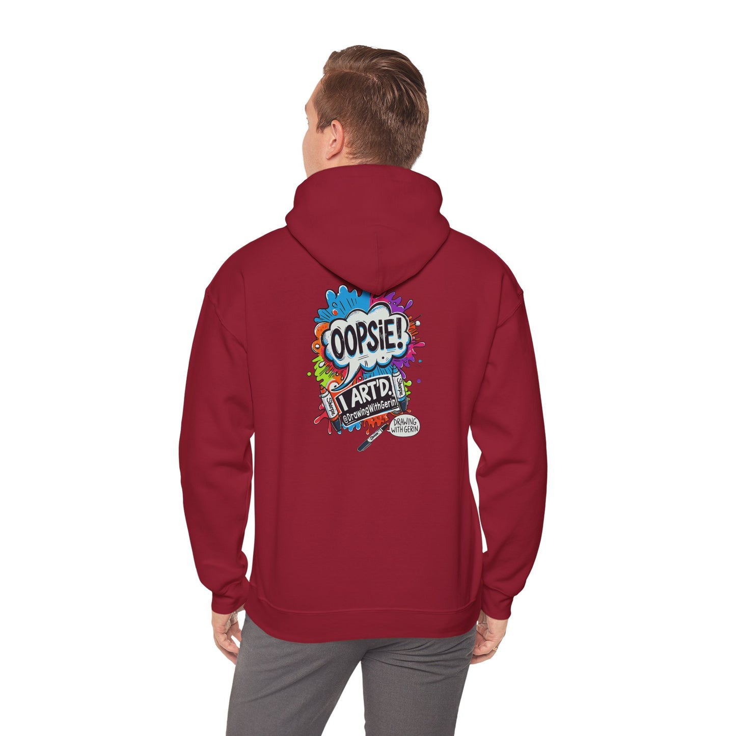 OOPSIE I ART’D – Funny Artist Hoodie | Drawing with Gerin Exclusive