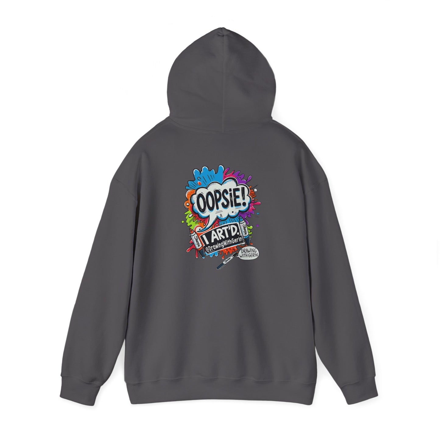OOPSIE I ART’D – Funny Artist Hoodie | Drawing with Gerin Exclusive
