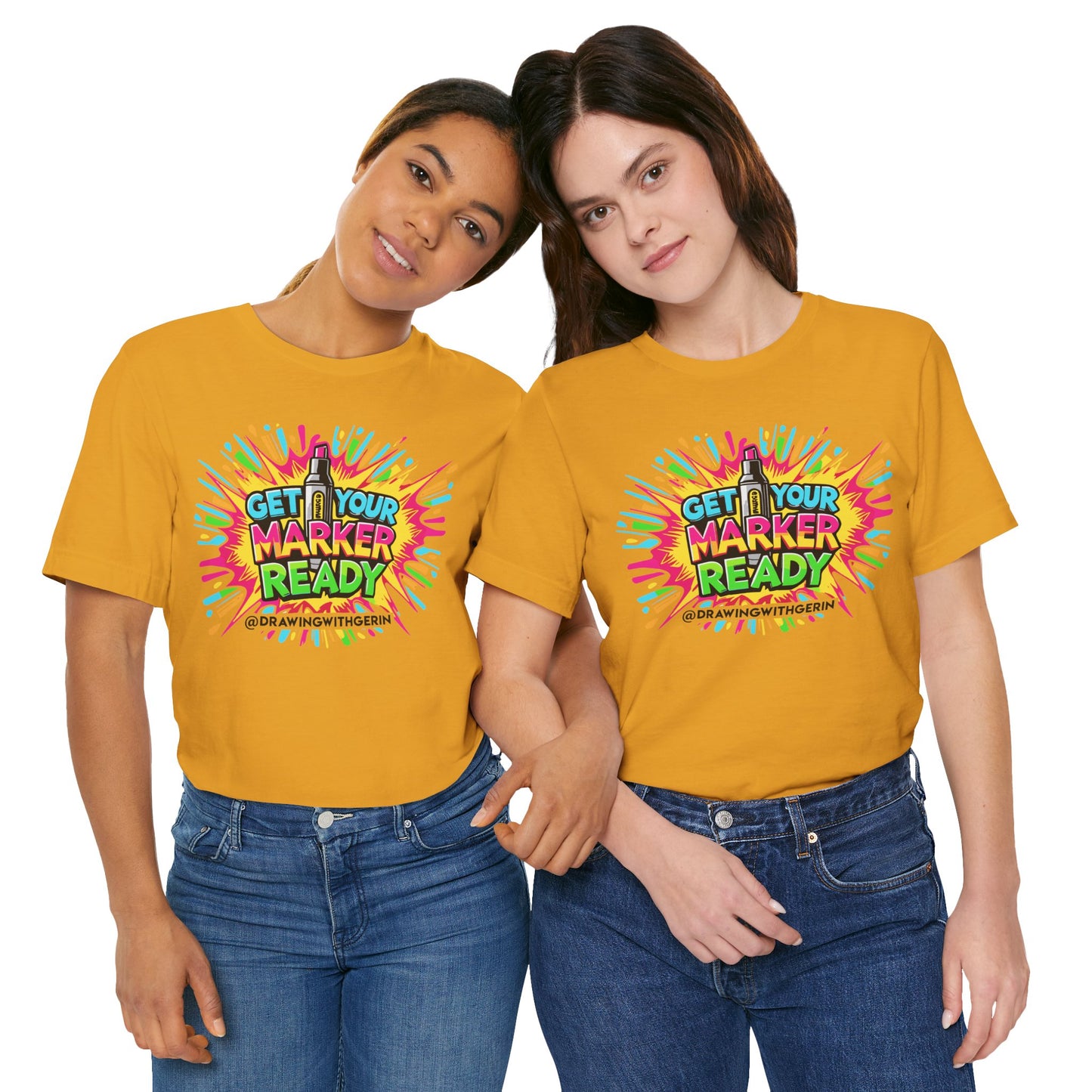 Get Your Marker Ready – The Ultimate Artist’s Tee - Front Design