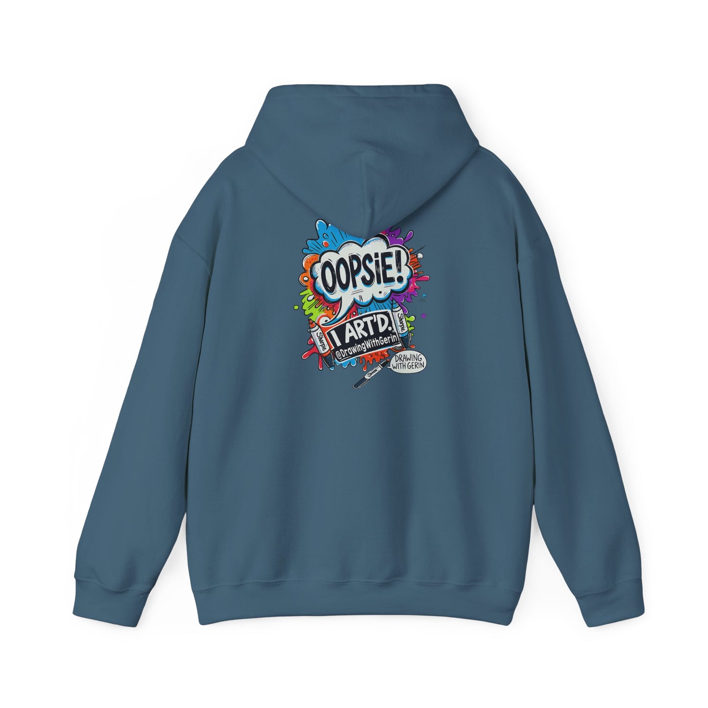 OOPSIE I ART’D – Funny Artist Hoodie | Drawing with Gerin Exclusive