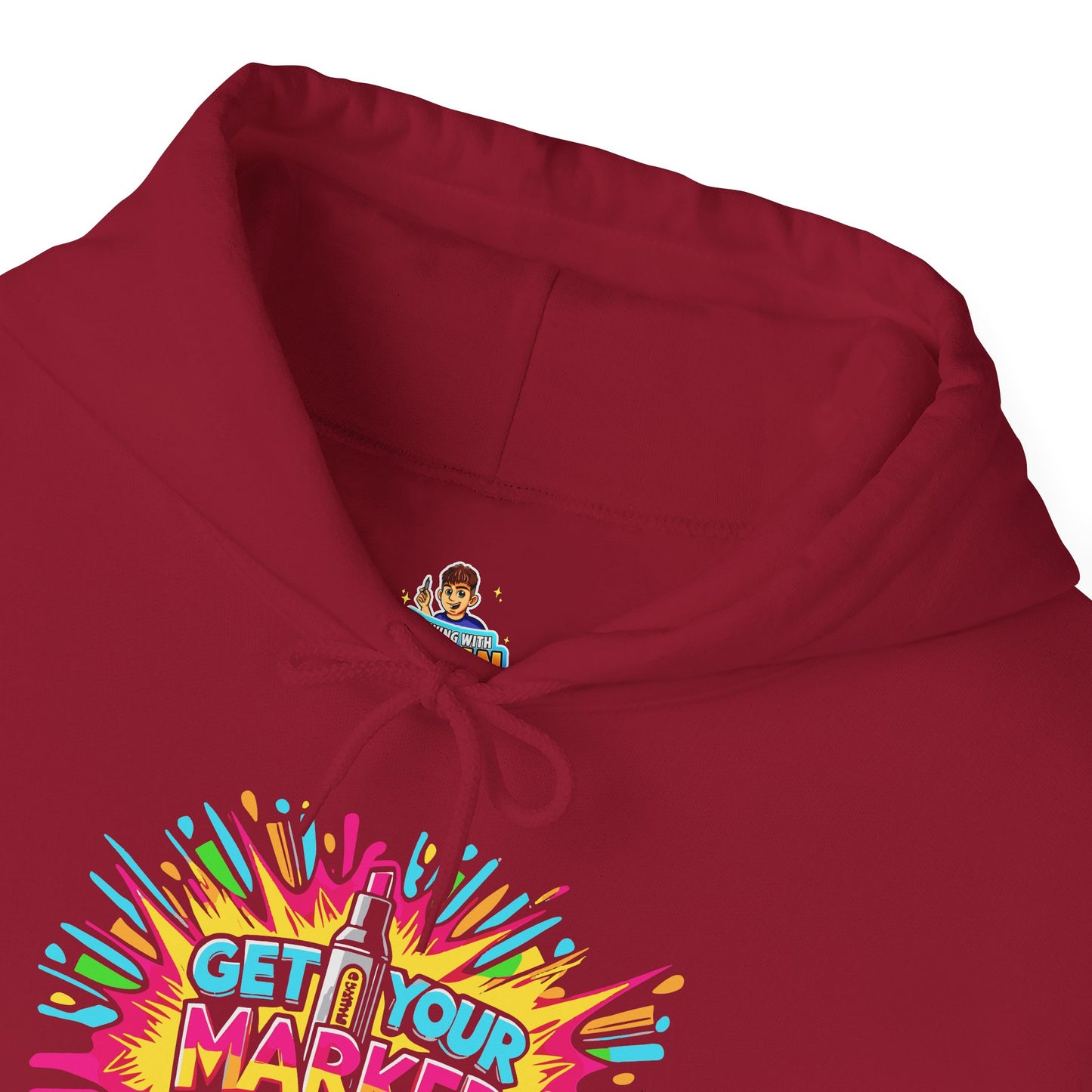 Get Your Marker Ready – Artist Hoodie | Drawing with Gerin Exclusive - Front Design
