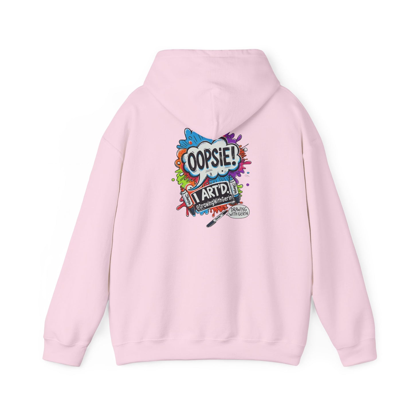 OOPSIE I ART’D – Funny Artist Hoodie | Drawing with Gerin Exclusive