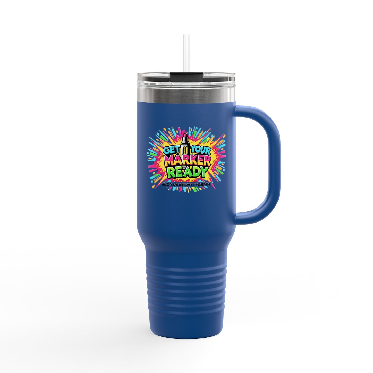 Get Your Markers Ready! – 40oz Travel Mug 🖍☕