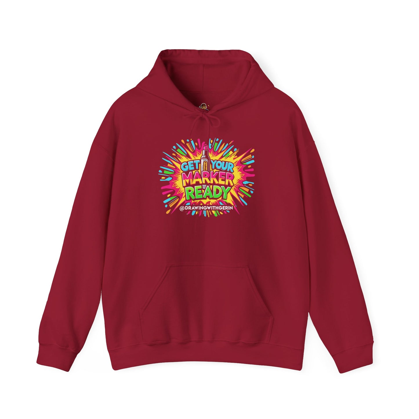 Get Your Marker Ready – Artist Hoodie | Drawing with Gerin Exclusive - Front Design