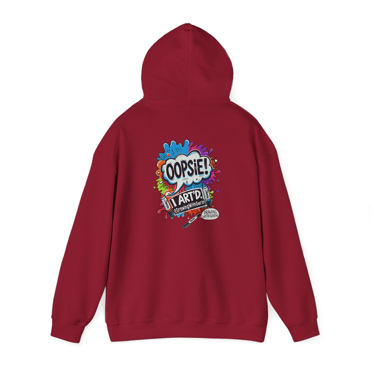 OOPSIE I ART’D – Funny Artist Hoodie | Drawing with Gerin Exclusive