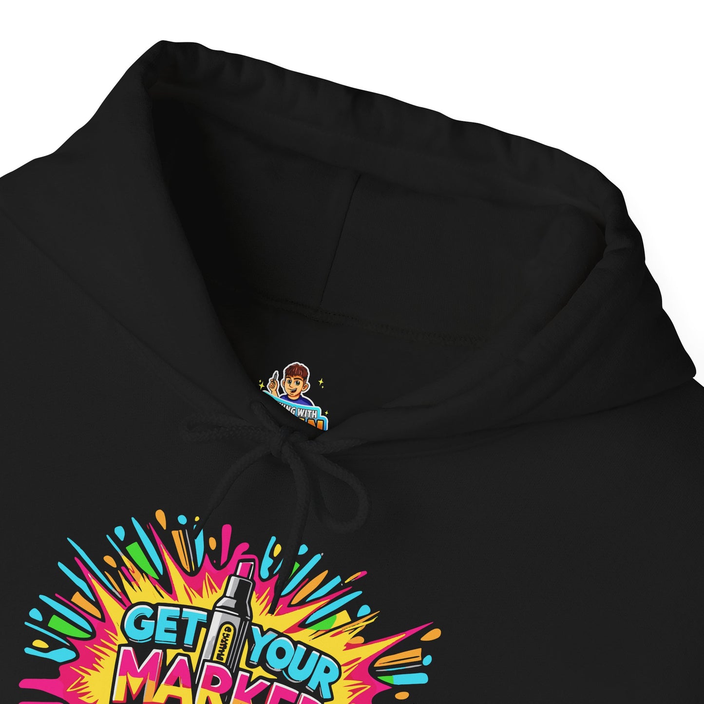 Get Your Marker Ready – Artist Hoodie | Drawing with Gerin Exclusive - Front Design