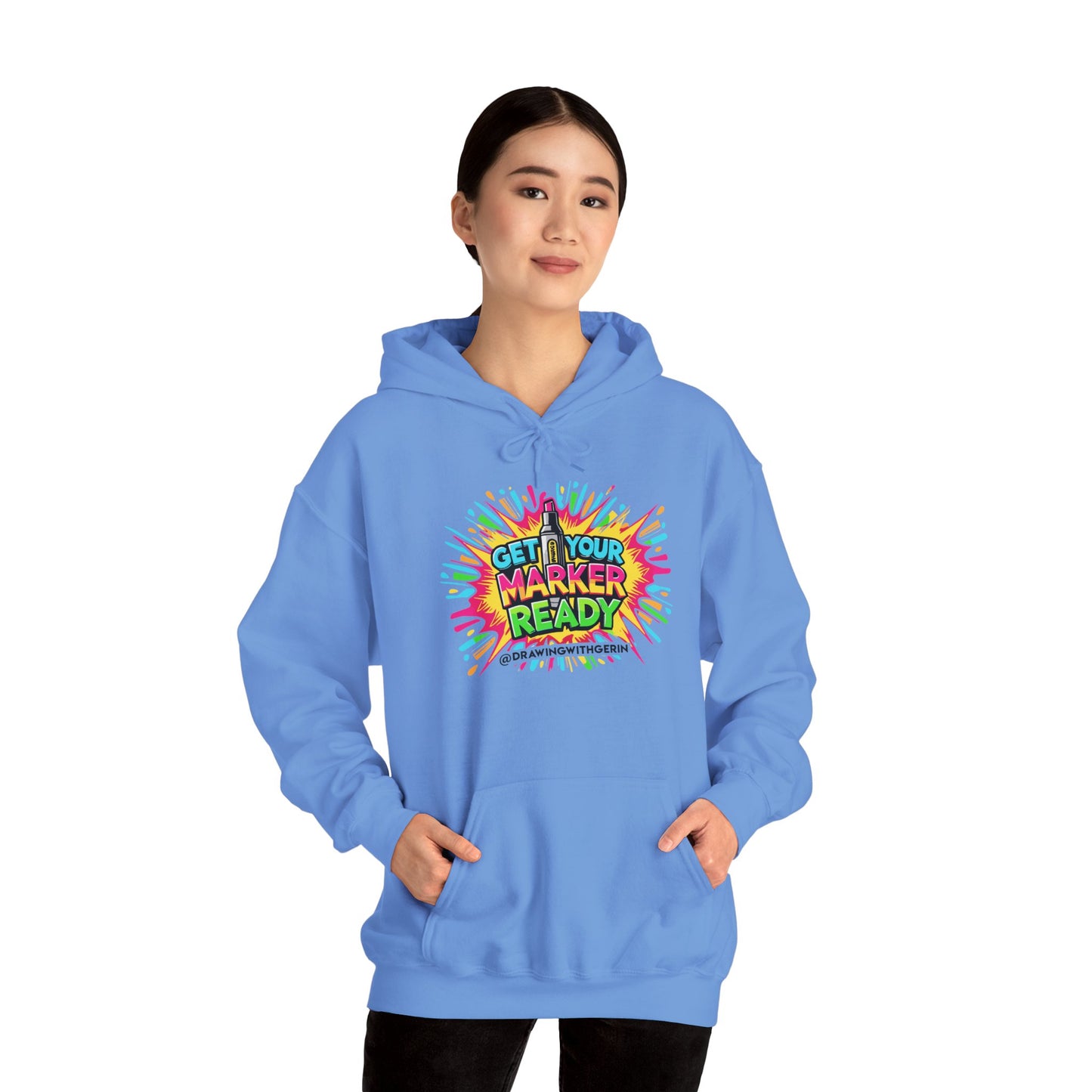 Get Your Marker Ready – Artist Hoodie | Drawing with Gerin Exclusive - Front Design