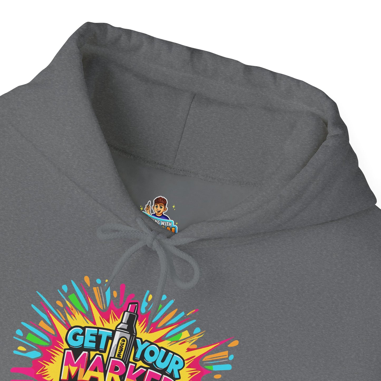 Get Your Marker Ready – Artist Hoodie | Drawing with Gerin Exclusive - Front Design