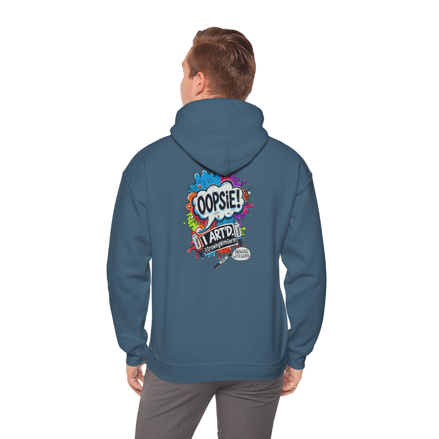 OOPSIE I ART’D – Funny Artist Hoodie | Drawing with Gerin Exclusive