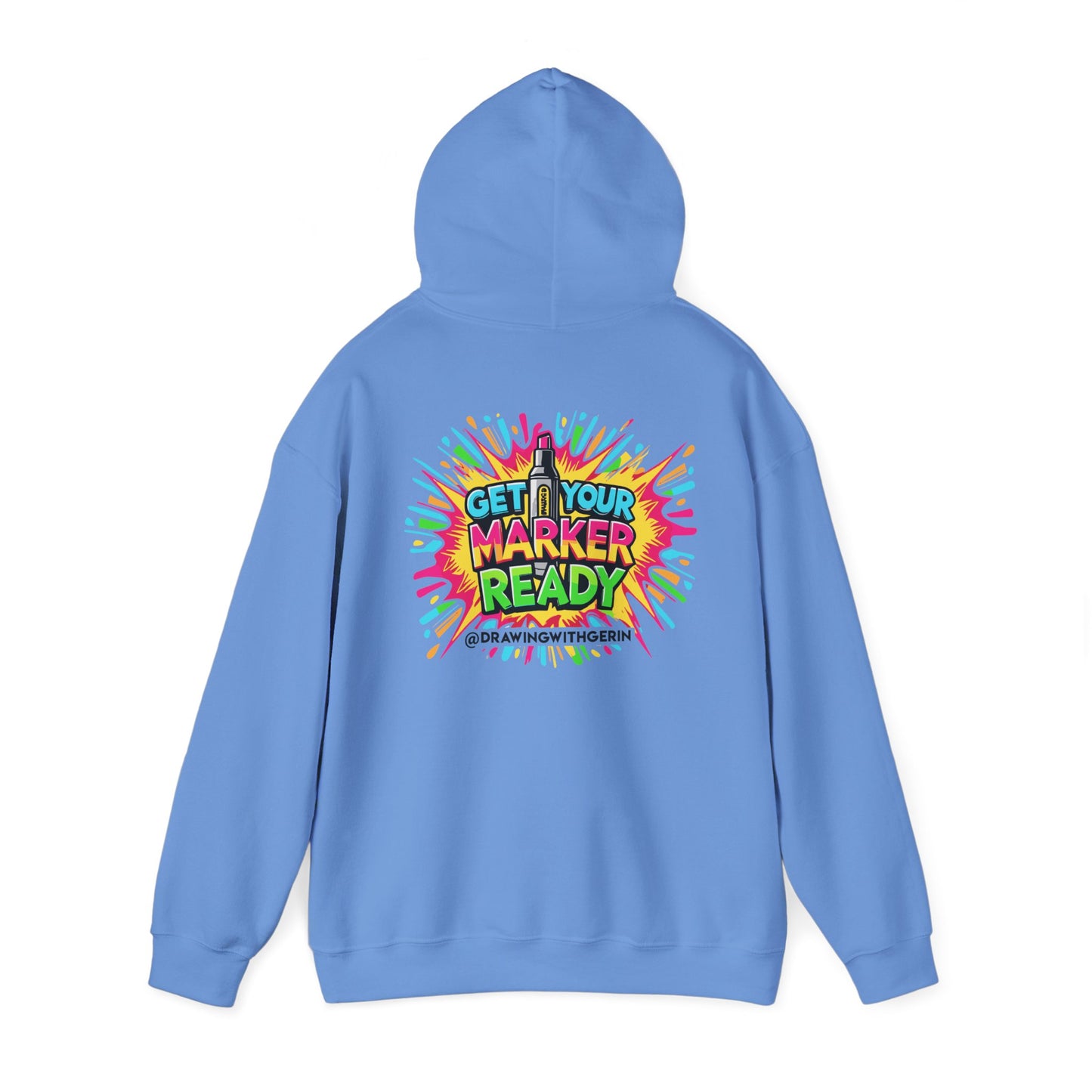 Get Your Marker Ready – Artist Hoodie | Drawing with Gerin Exclusive - Back Design