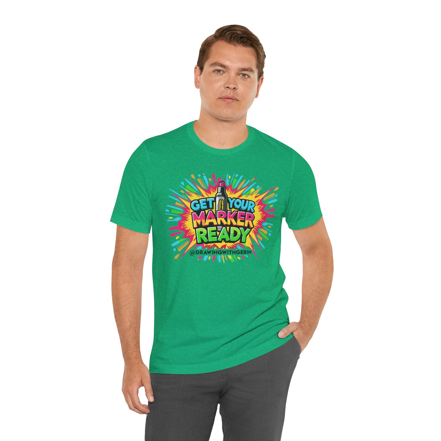 Get Your Marker Ready – The Ultimate Artist’s Tee - Front Design