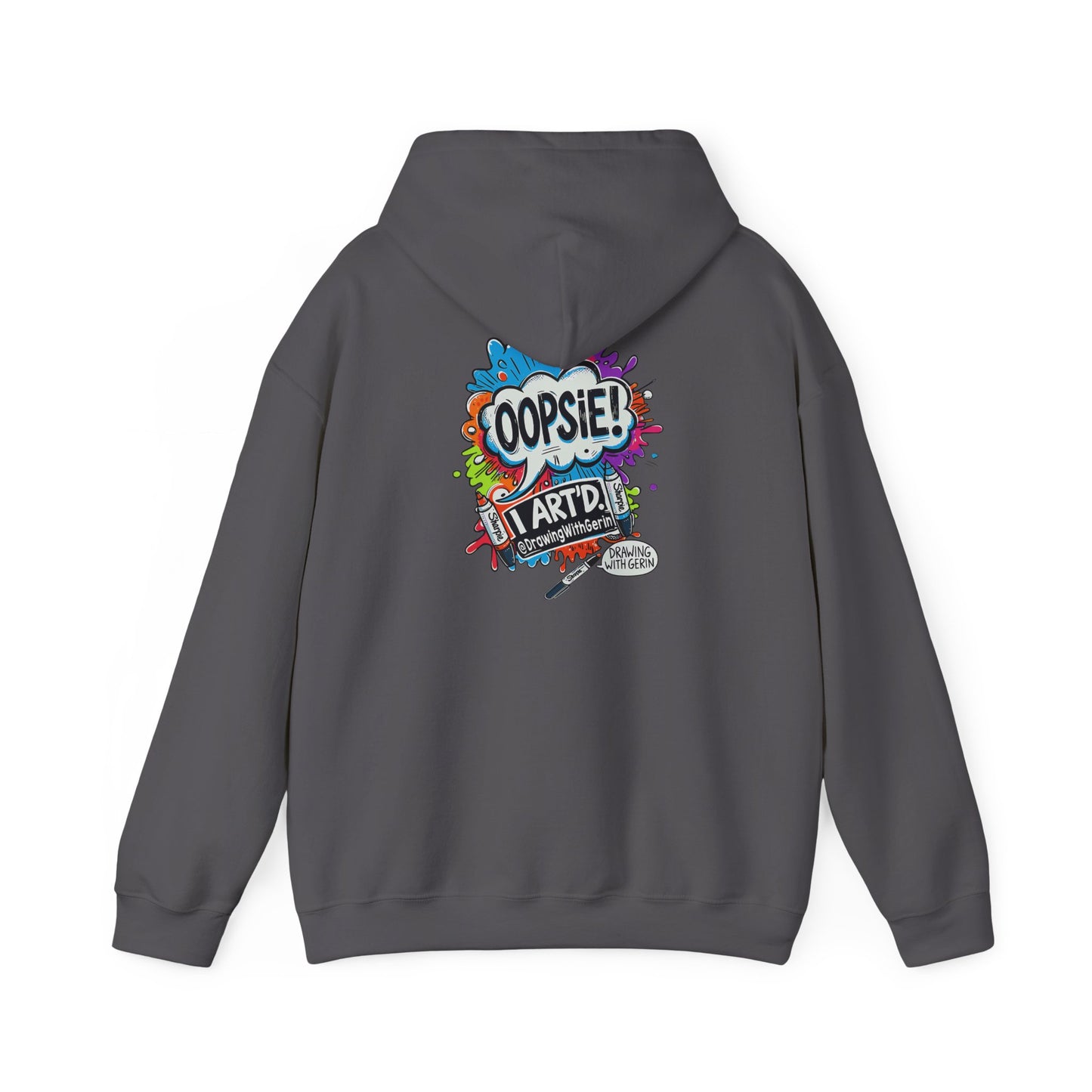 OOPSIE I ART’D – Funny Artist Hoodie | Drawing with Gerin Exclusive
