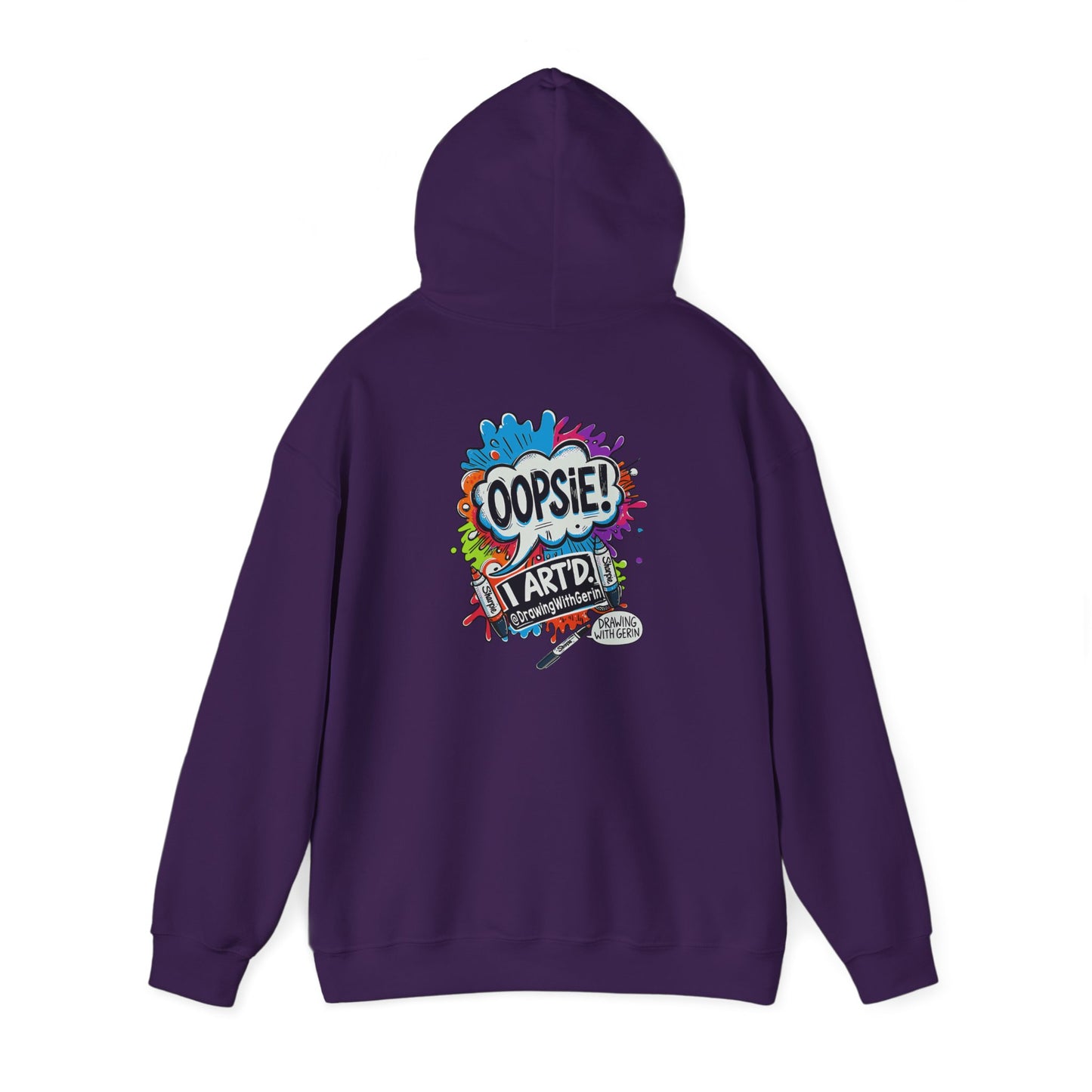 OOPSIE I ART’D – Funny Artist Hoodie | Drawing with Gerin Exclusive
