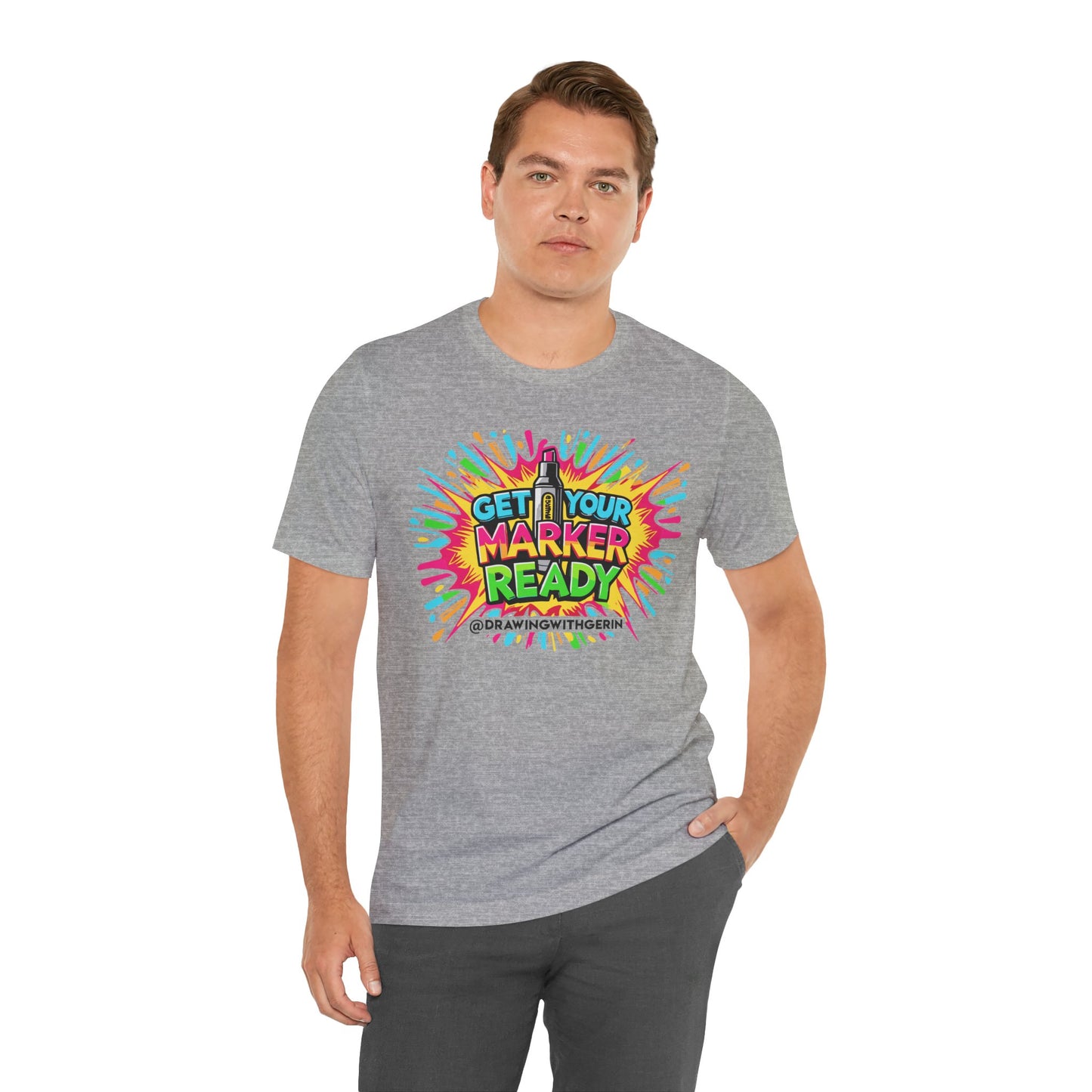 Get Your Marker Ready – The Ultimate Artist’s Tee - Front Design
