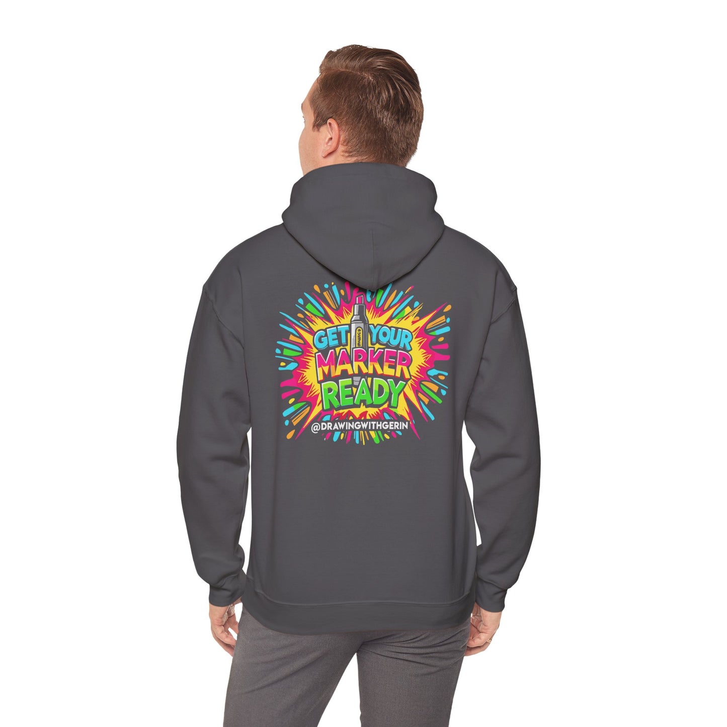 Get Your Marker Ready – Artist Hoodie | Drawing with Gerin Exclusive - Back Design