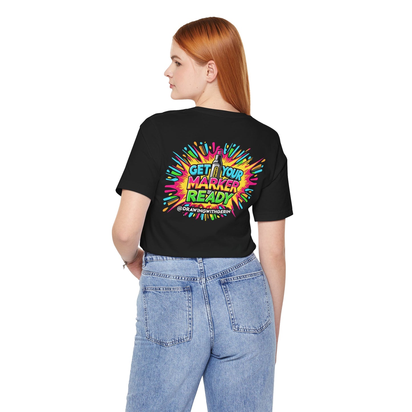 Get Your Marker Ready – The Ultimate Artist’s Tee - Back Design